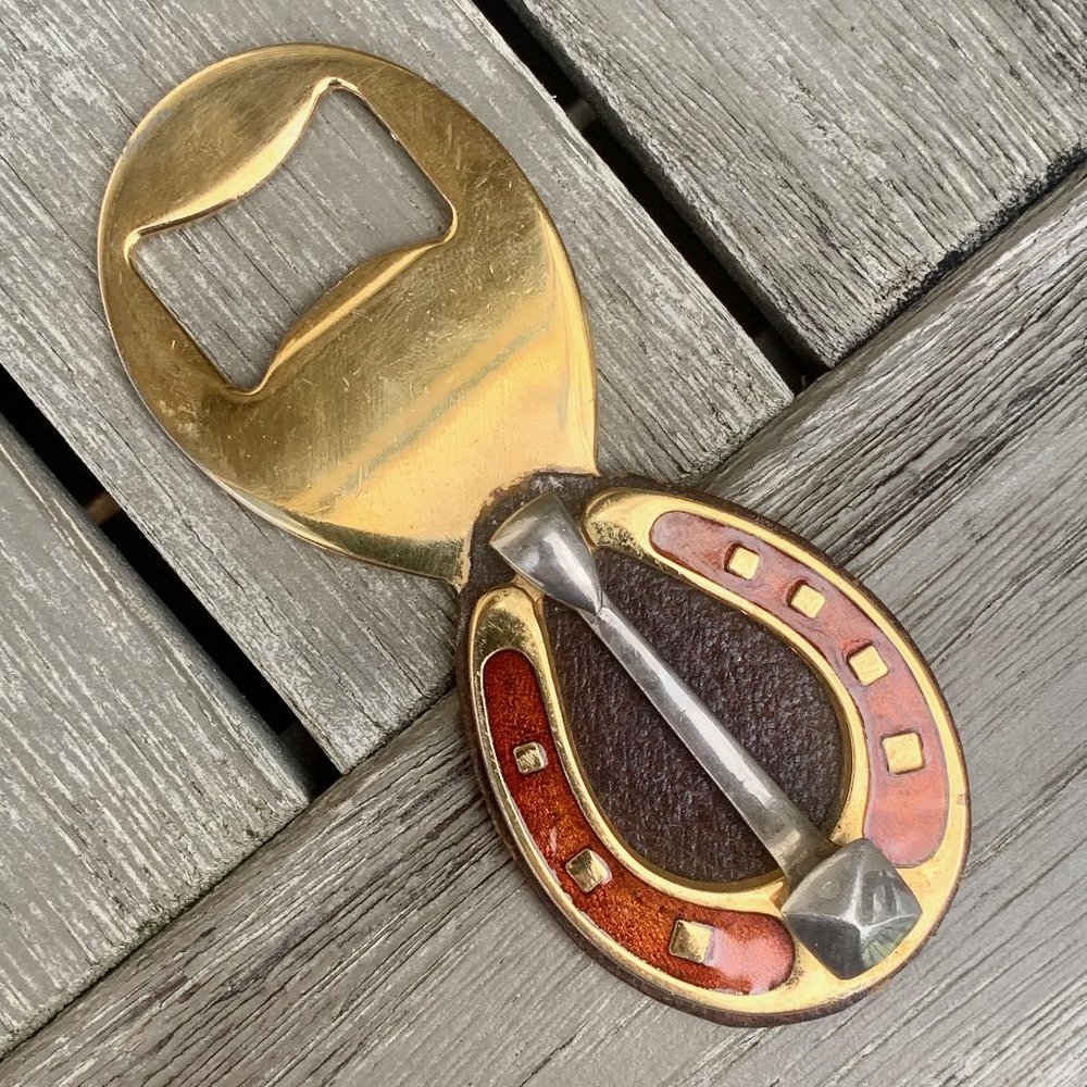 Gucci Rare Vintage Horseshoe Bottle Opener